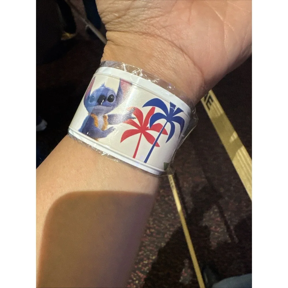 Lilo And Stitch AMC Dolby Limited Exclusive Wrist Band Snap Bracelet & Stickers